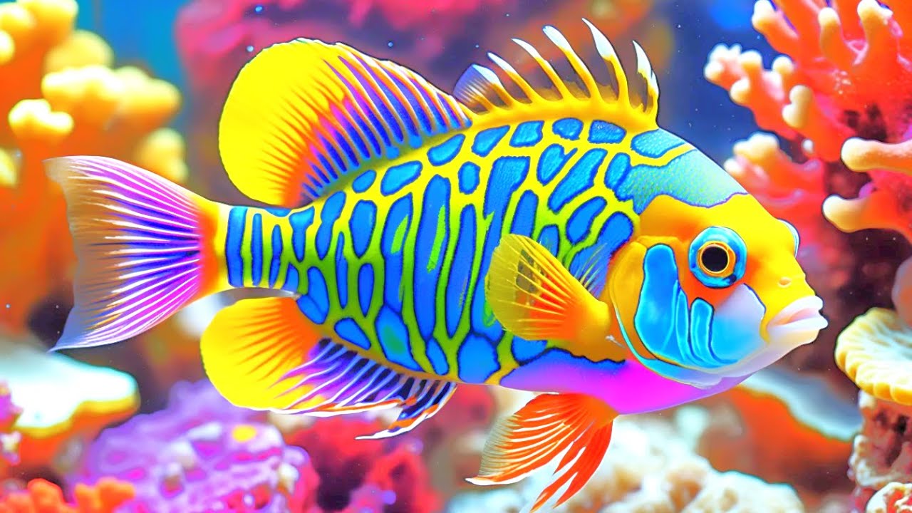 The Best 4K Aquarium - Dive Into The Mesmerizing Underwater Realm, Sea Jellyfish, Coral Reefs