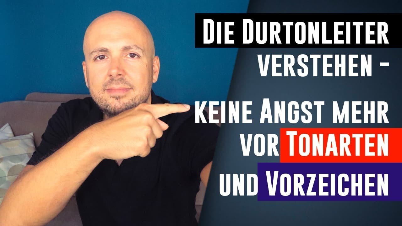 Gitarre Theorie lernen - Gitarre Tonleitern bilden - Tonarten und Vorzeichen