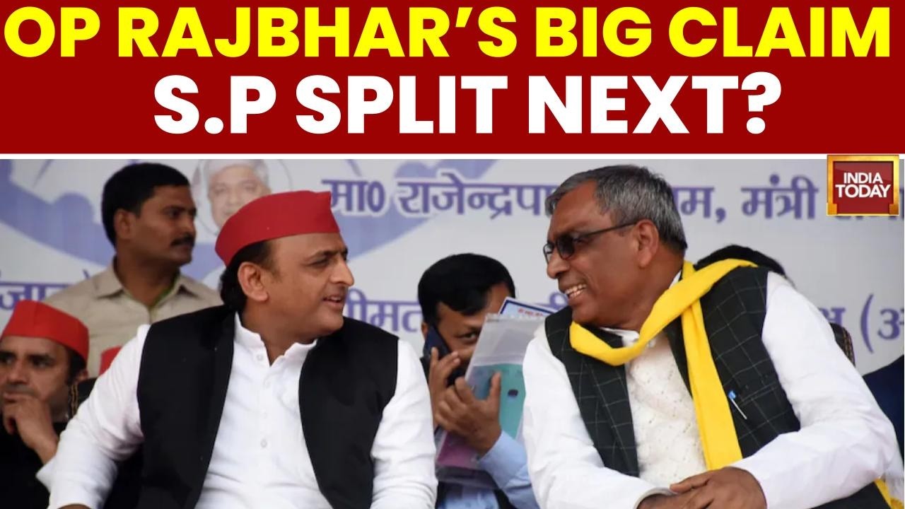 UP Minister OP Rajbhar Claims Samajwadi Party Will Witness Bengal-Like Split Amid Sena Defections