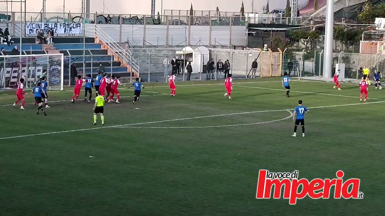 SPECIALE STADIO. Le emozioni di Imperia-Valenzana con le reti di Diallo e Del Bello