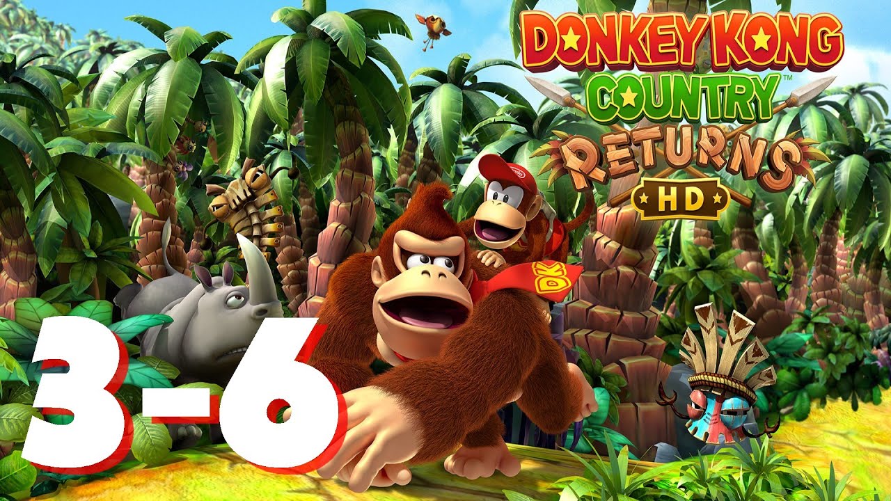 RUINS: 3-6 TEMPLE TOPPLE 100% Playthrough | DONKEY KONG COUNTRY RETURNS HD (2025) - NINTENDO SWITCH