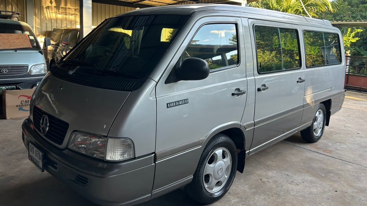 รถตู้มือสอง Benz MB 140 ปี 03 ดีเซล ไมล์ 72,000 สนใจโทร 081-9660967