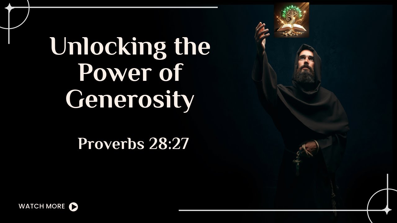Unlocking the Power of Generosity: Proverbs 28:27 Explained!