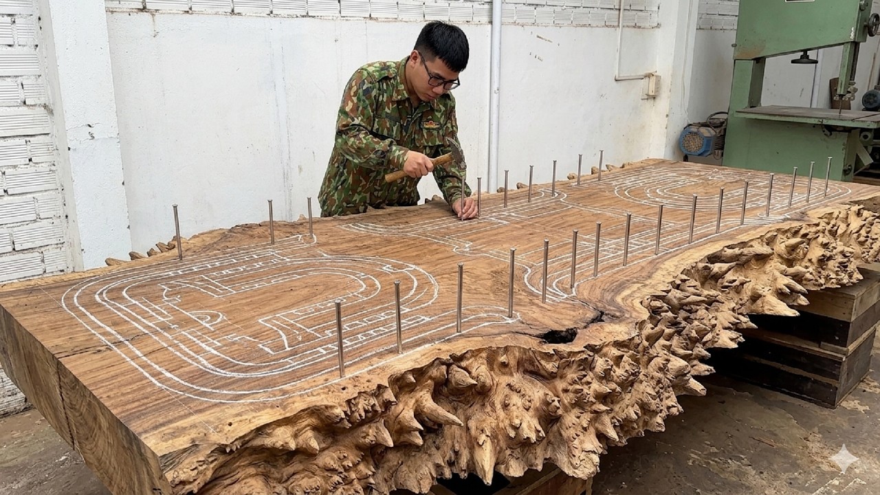 Let's See This Ugly Piece of Wood Was Forgotten&hellip;  Until That Carpenter Created a Creative Furniture!