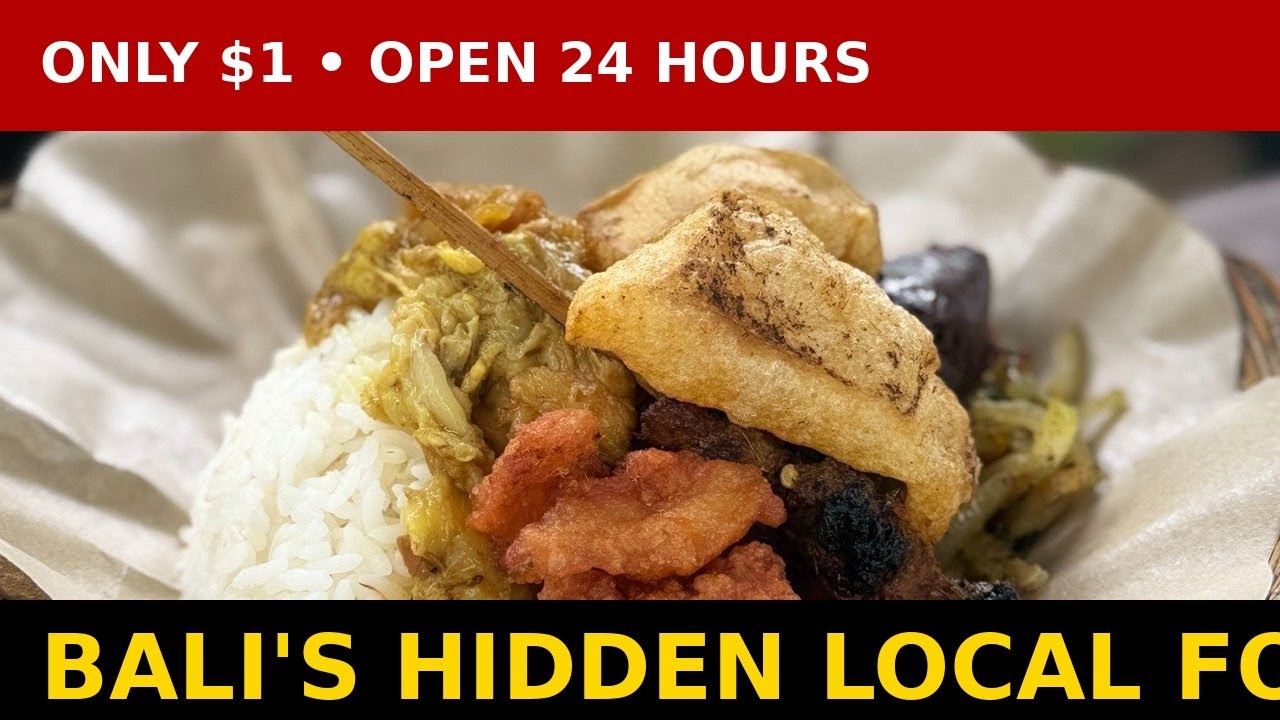 Open 24 Hours, Only $1 — Bali’s Hidden Local Food