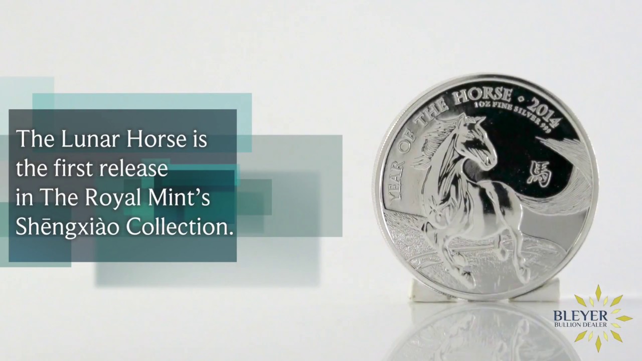 1oz Silver Year of the Horse Lunar 2014 Coin