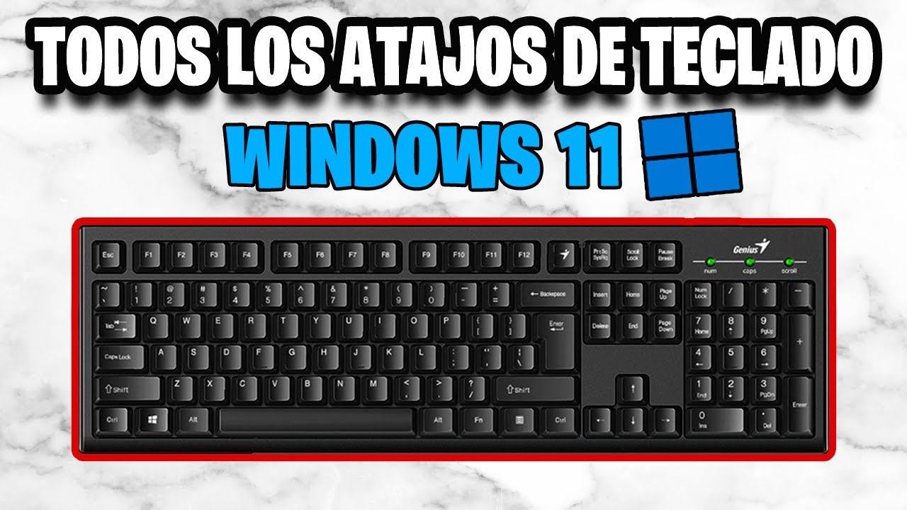 TODOS los ATAJOS del TECLADO en WINDOWS 11