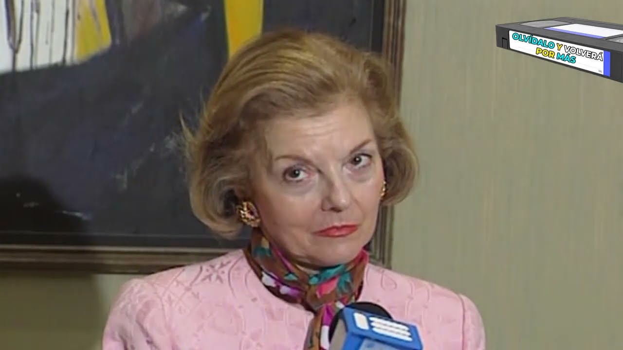 Isabel  Peron En Argentina 1993 Entrevista De Canal 13