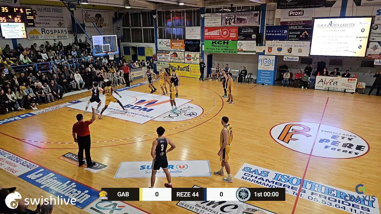 NM2 : Championnat J22
GAB VS REZE 44