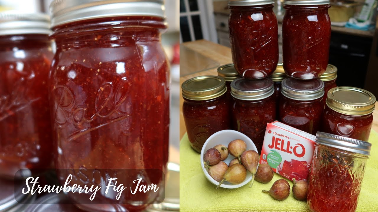 Strawberry Fig Jam#turnfigsintostrawberries#quick#easy