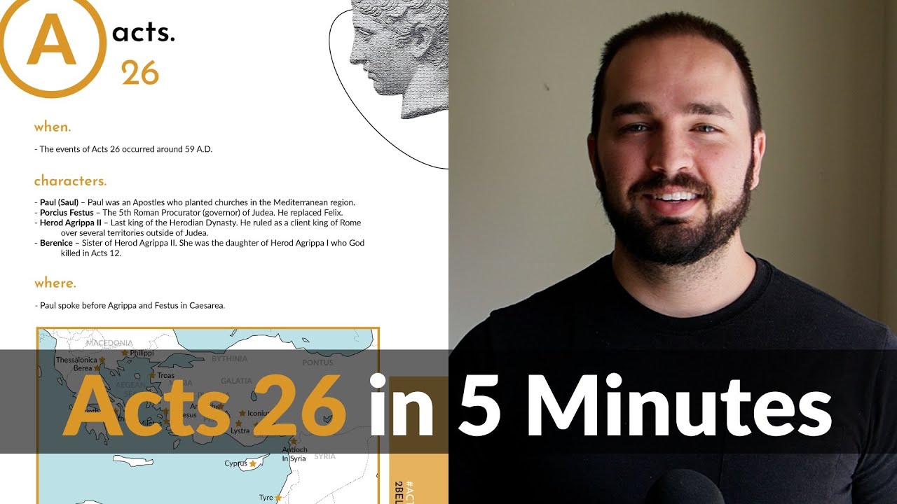 Acts 26 Summary in 5 Minutes - 2BeLikeChrist