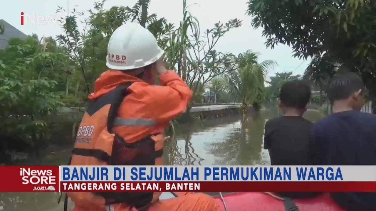 Permukiman Warga di Tangerang Selatan Terendam Banjir #iNewsSore 28/05