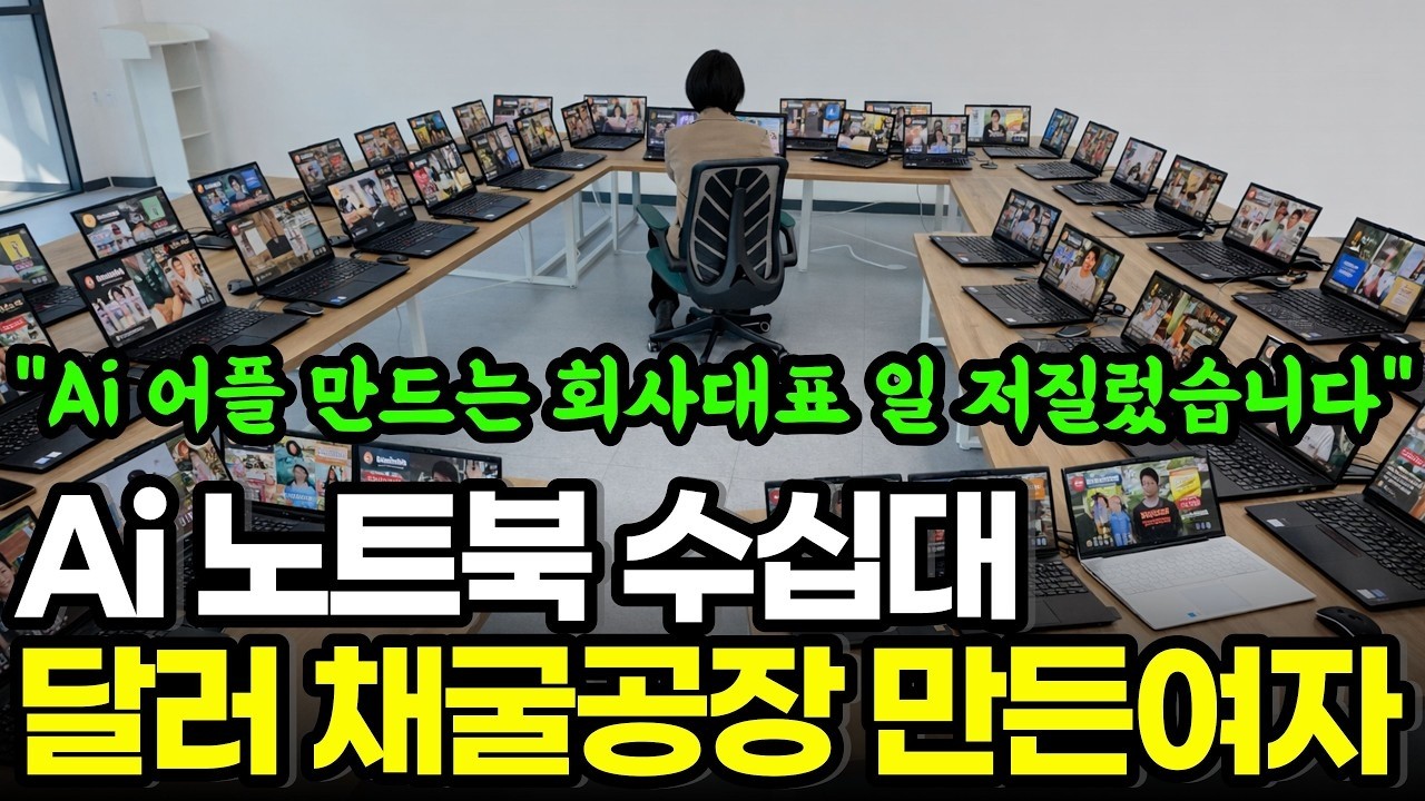 Ai 어플을 만드는 회사대표가 실리콘밸리에서 개발한 젠스파크로 달러 채굴하는 공장을 만들어버림