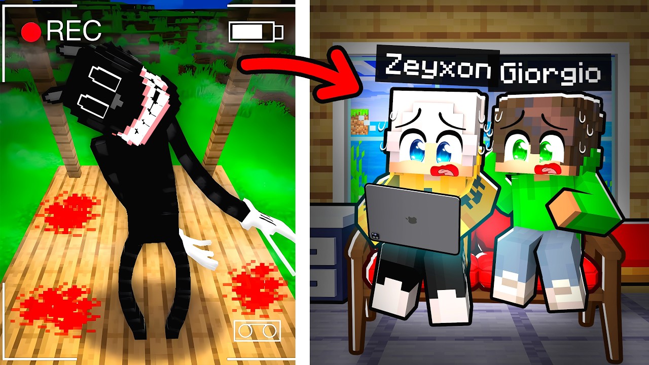 Ho AVVISTATO il CARTOON CAT con una TELECAMERA SEGRETA in Minecraft!