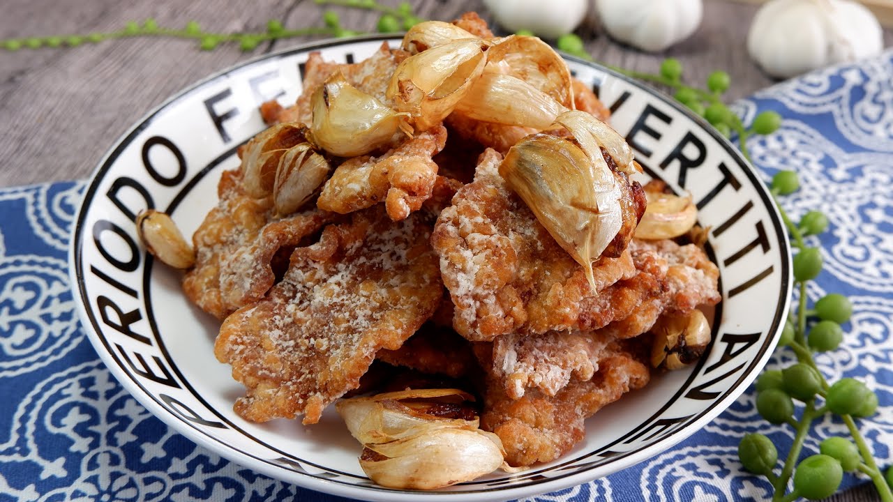 Best Crispy Garlic Pork made with 6 Basic Ingredients 蒜香炸猪扒 Chinese Pork Chop / Pork Belly Recipe