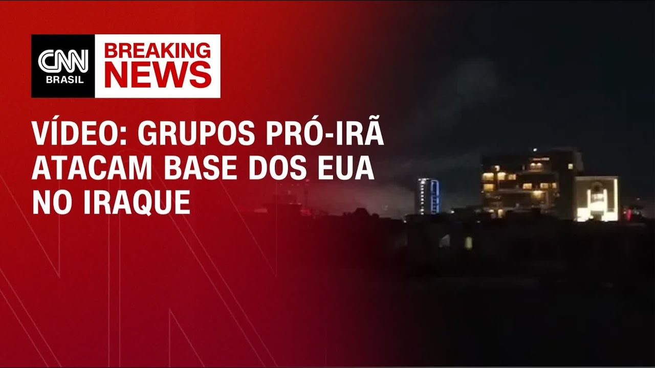 Vídeo: Grupos pró-Irã atacam base dos EUA no Iraque | AGORA CNN