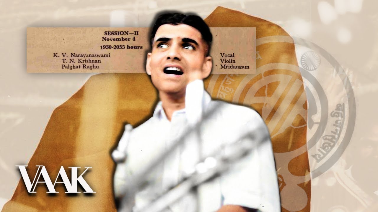 KV Narayanaswamy | AIR Sangeet Sammelan, 04/11/1963 | #Sammelan series