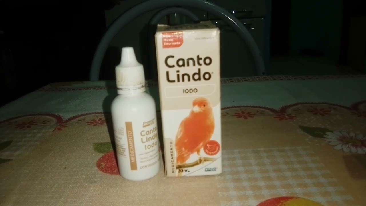 Avitrin Vermífugo X Canto lindo iodo