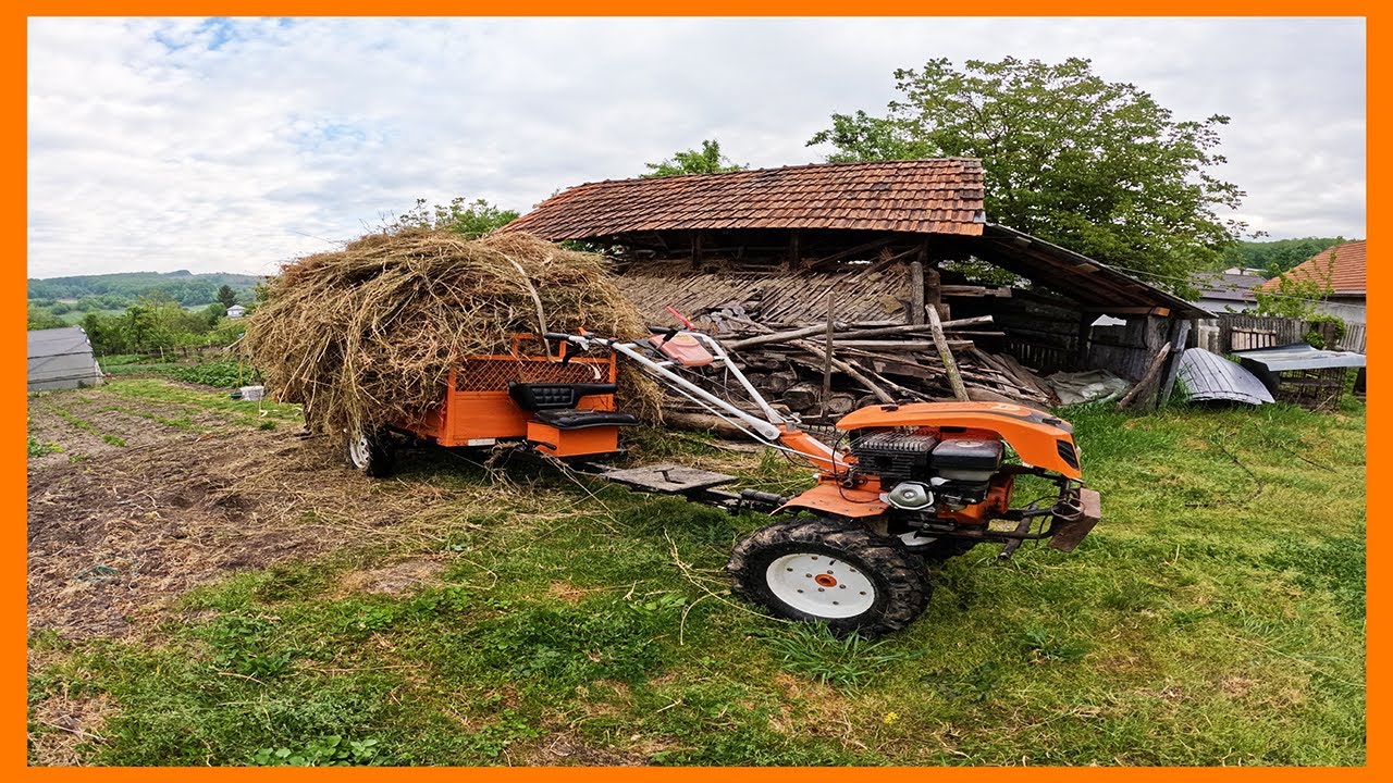 O Zi la Fermă cu Tata: Cum Ne Ajută Motocultorul RURIS 918ACC la Cărat Hrana Vacilor