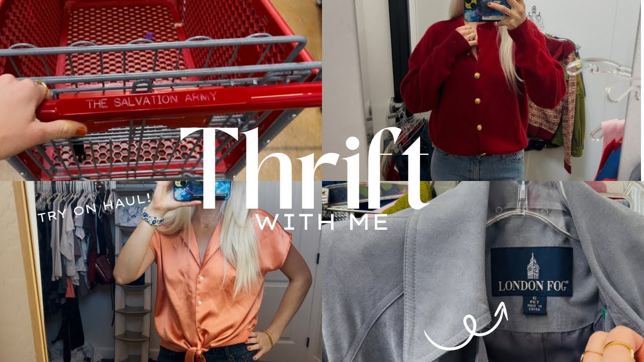 MY FIRST THRIFT WITH ME  🛒🍁| Finding my perfect fall wardrobe & try-on haul!