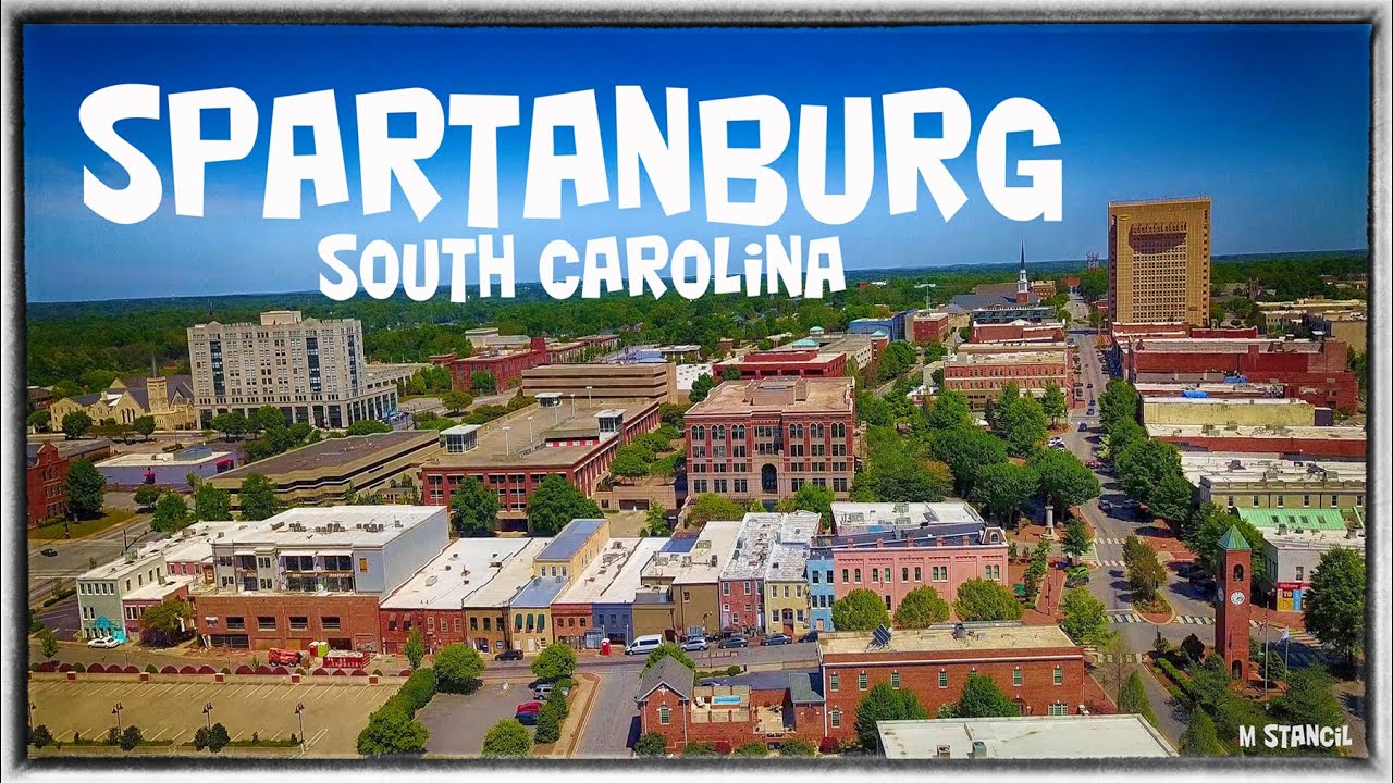 Spartanburg, SC - 4K (DJI Mavic Pro Footage) Aerial Views of South Carolina's 12th Largest City!!