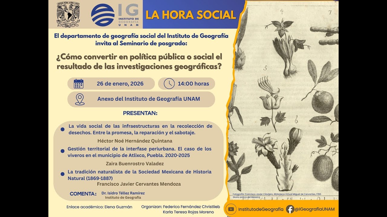 ¿Cómo convertir en política pública o social el resultado de las investigaciones geográficas?