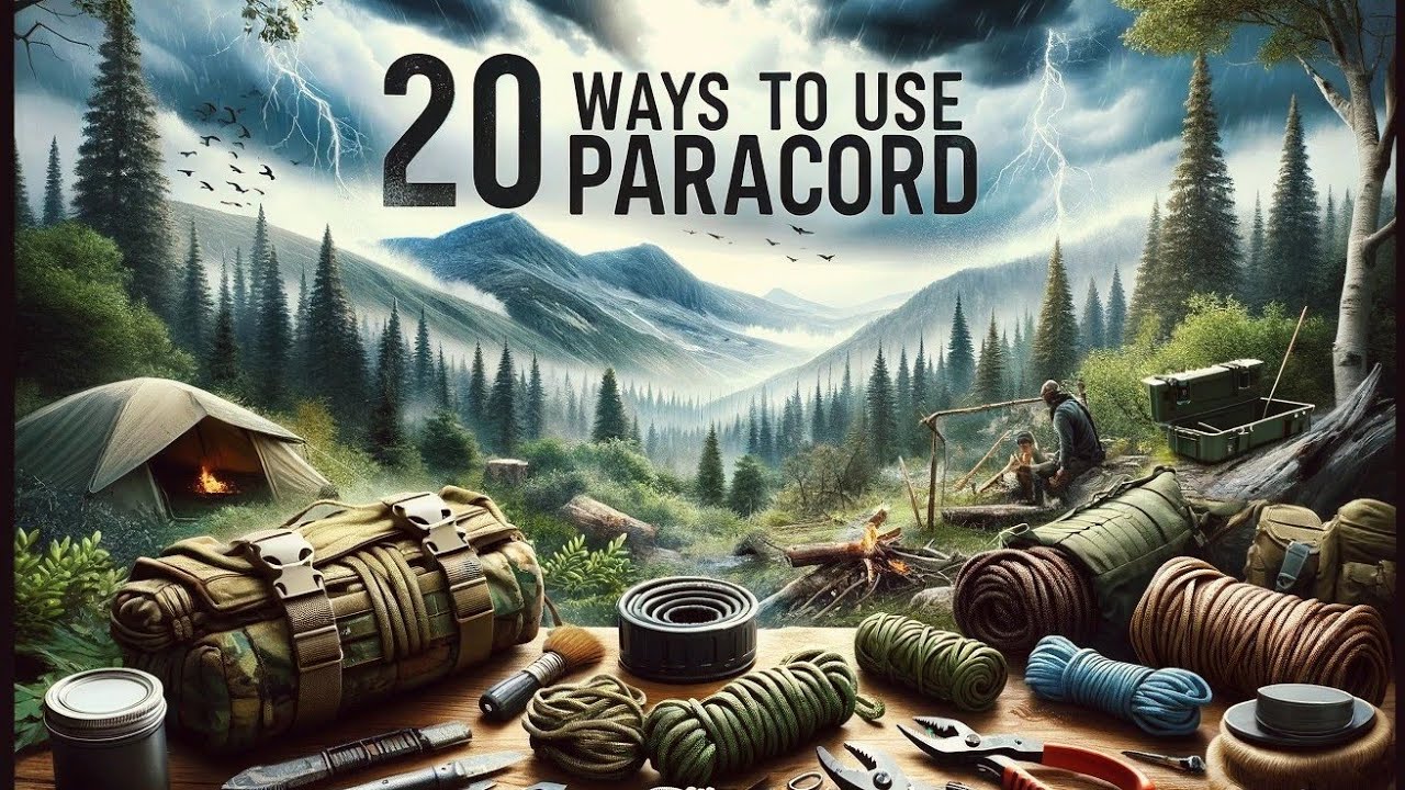 20 Survival Hacks with Paracord: The Preppers Essential #prepper