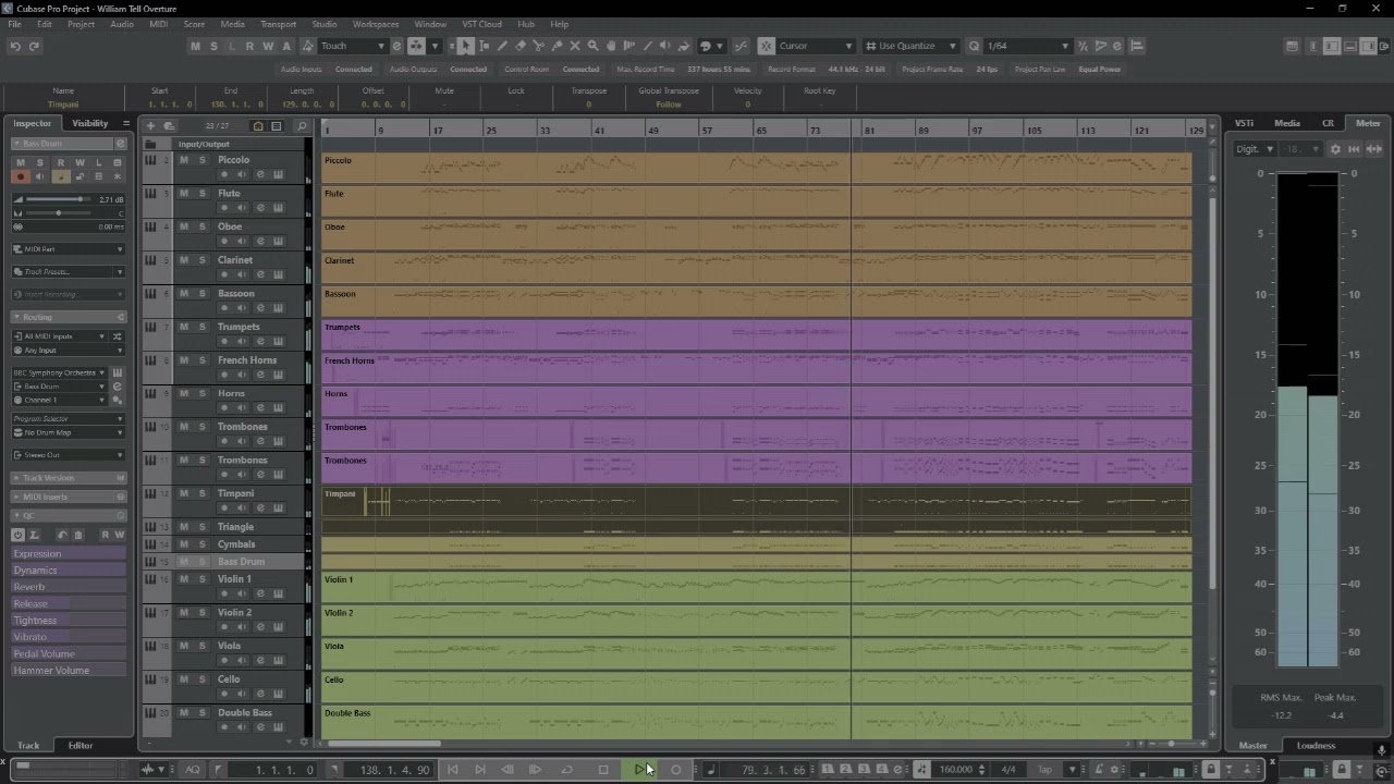 William Tell Overture (Finale) using Sample Libraries