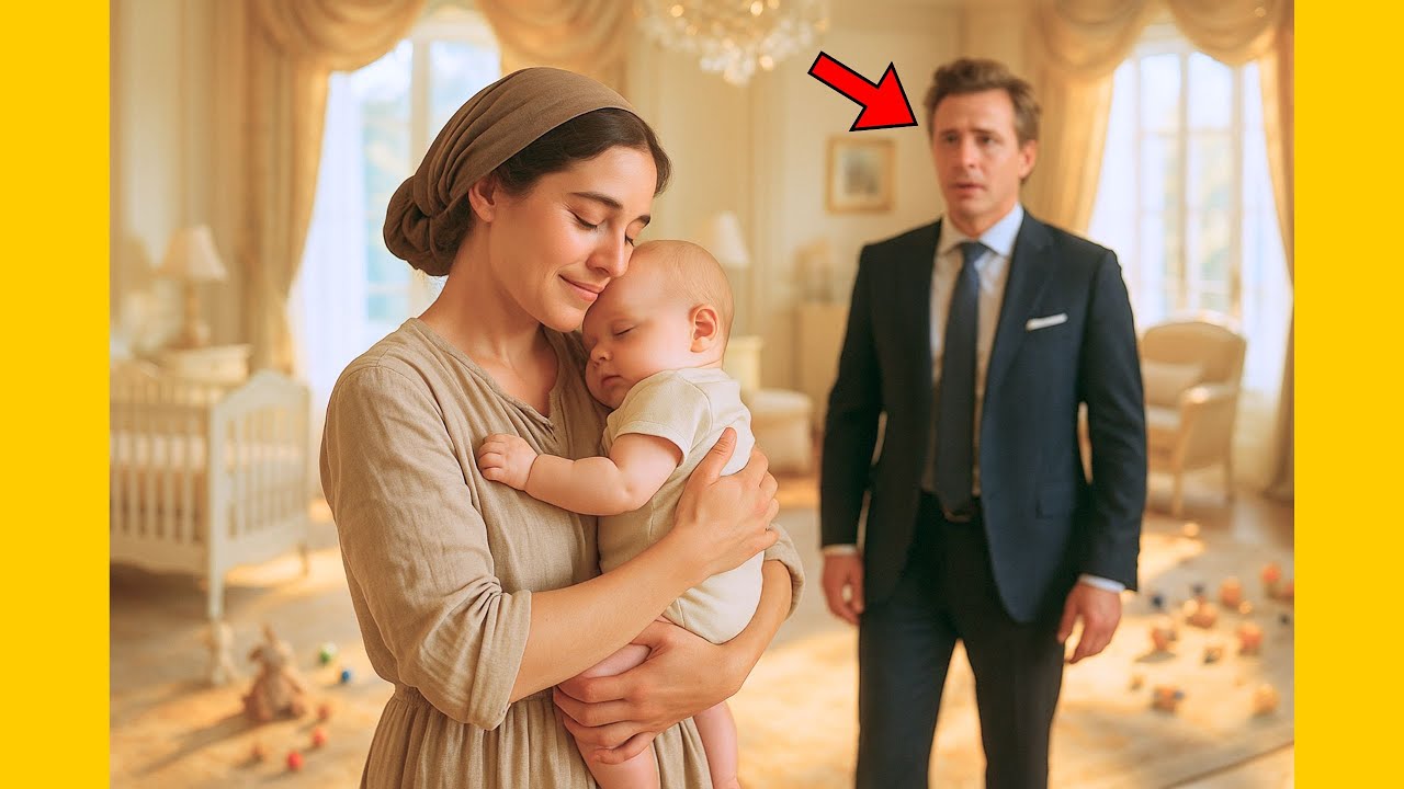 Bebelușul milionarului nu se oprea din plâns — până când o mamă săracă a făcut o minune.