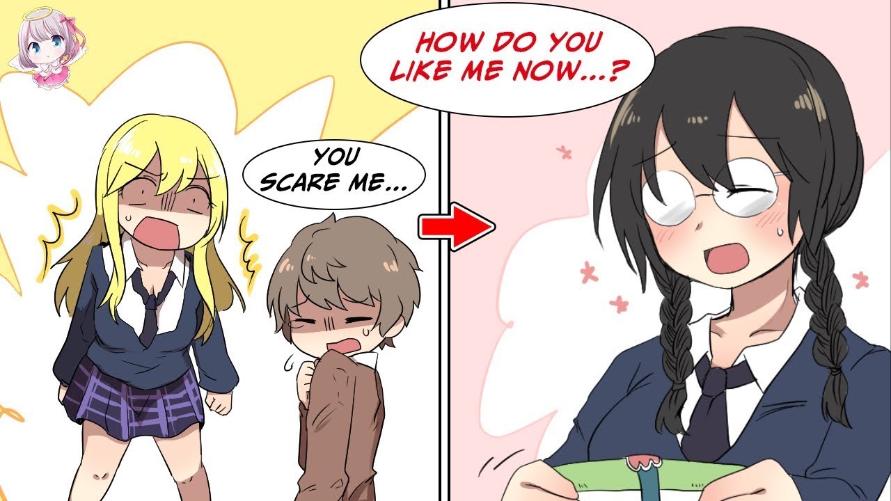 [Manga Dub] I rejected her for being scary so she became a nerd [Compilation]