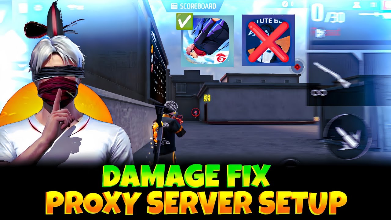 ডেমেজ ফিক্স প্রক্সি সার্ভার সেটআপ 🤯 New dmage fix proxy server setup🤫 How to setup ff proxy server🫢