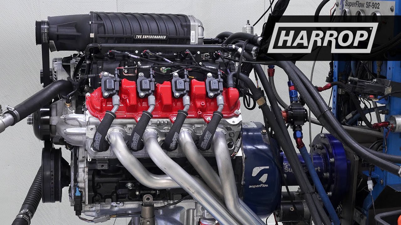 GM GEN V LT V8 с турбонаддувом | Тестирование на динамометре Harrop Top Mount