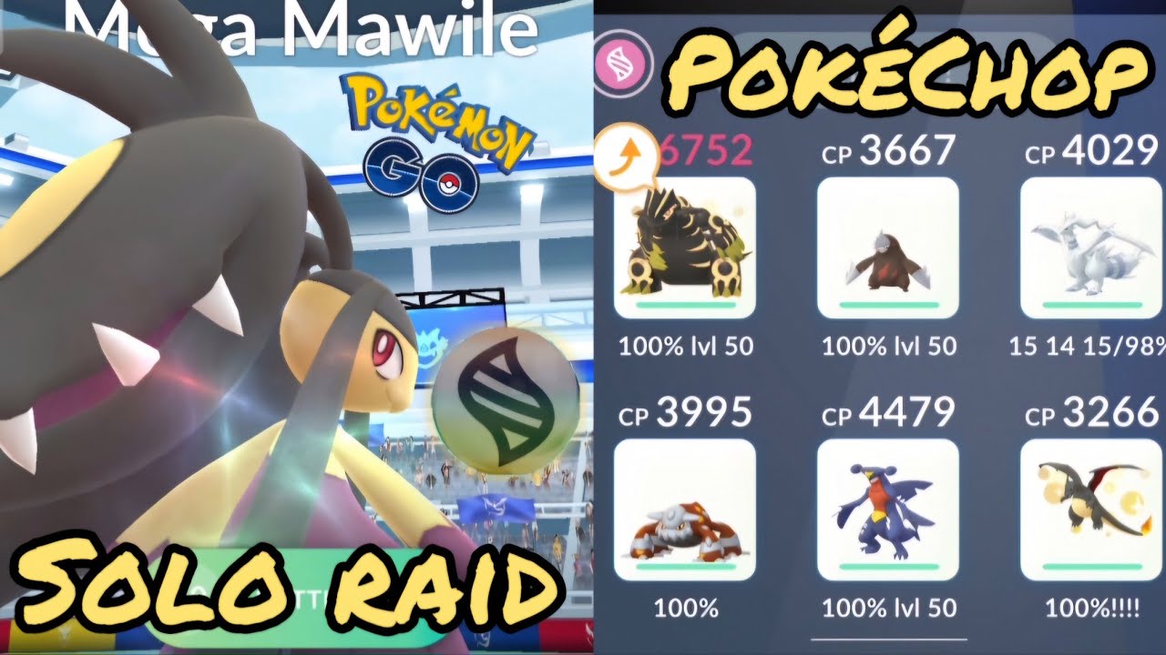 Mega Mawile SOLO Raid - Pokémon Go