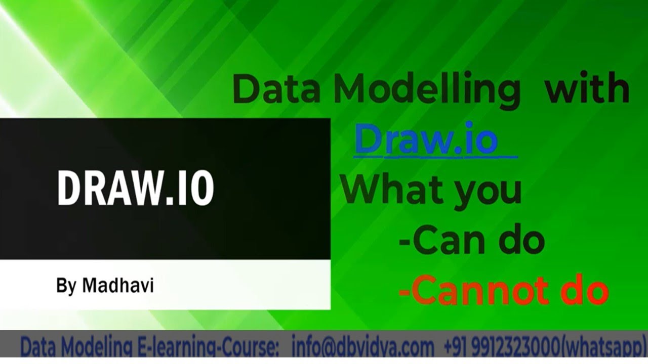 Data Modeling Features - Draw.io Tool  | dbvidya