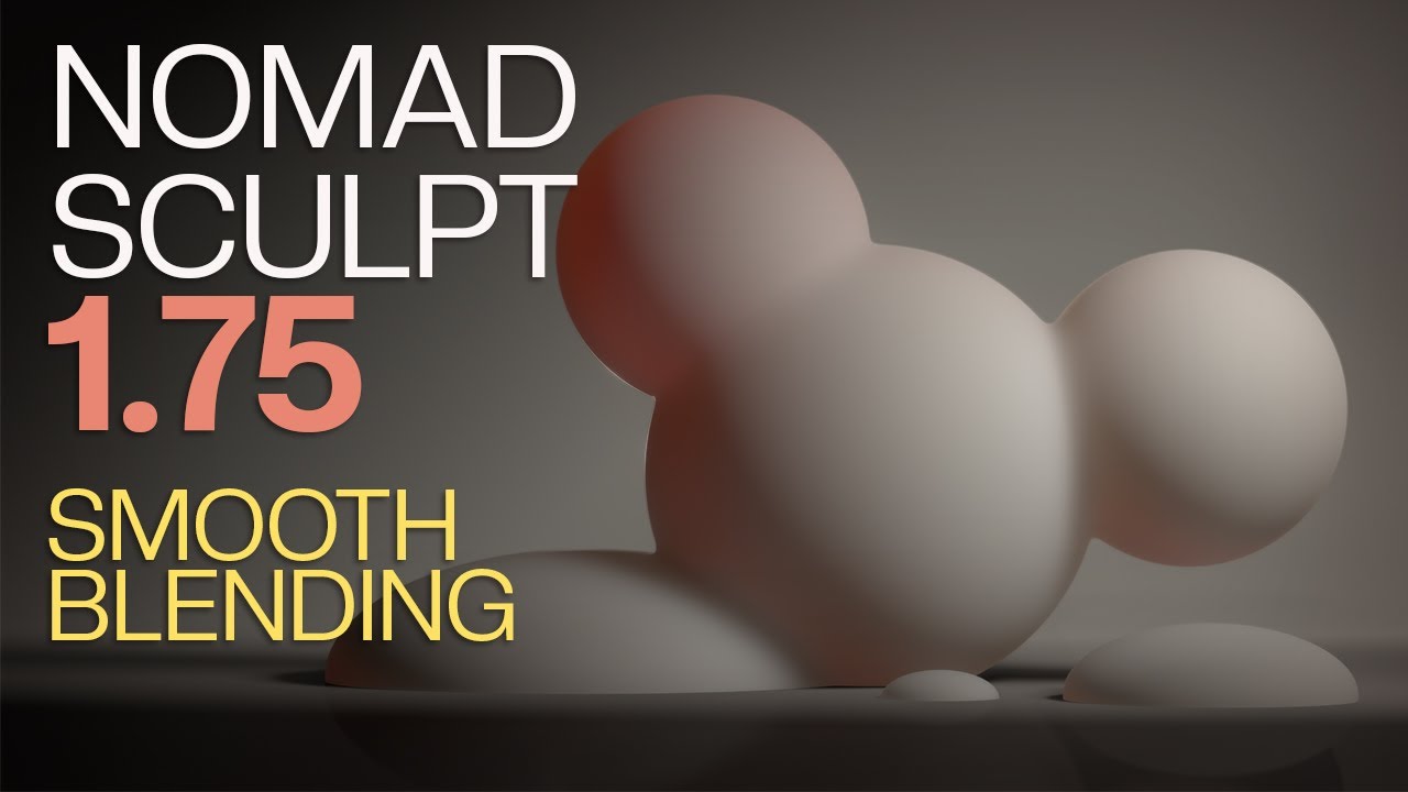 Nomad Sculpt 1.75 Советы по плавному переходу | Урок 4K