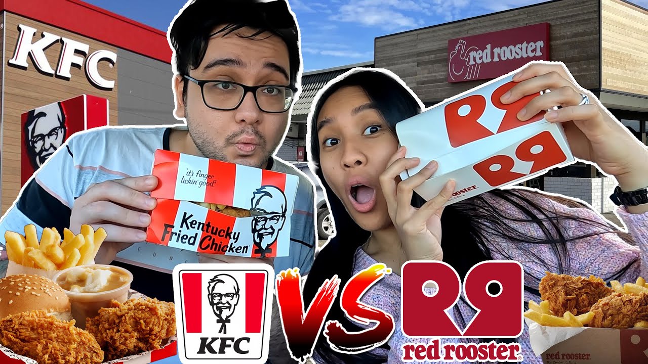 $4.95 Box Meal Showdown! Red Rooster Crunch Box Vs KFC Wicked Wings Fill-Up Box | Drive-Thru Mukbang