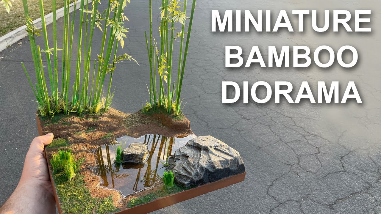How To Make | Miniature Bamboo Forest Diorama | Inspired by scenes from Star Wars