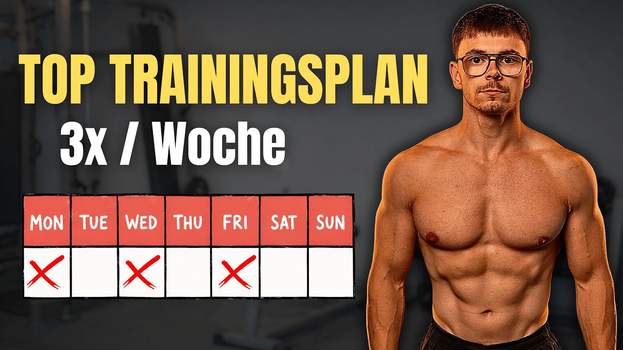 3 Tage Training: Mit diesem Trainingsplan baust du Muskeln auf (kompletter Plan!)