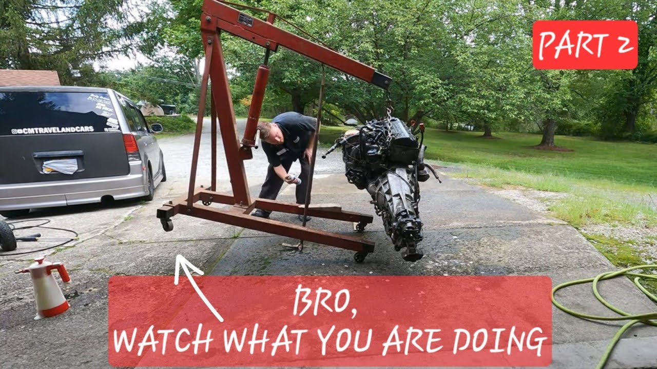 Motor swap on my W124 Mercedes Wagon (part 2: cleaning and parts changing)