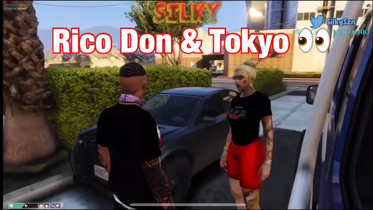 GTA RP| Rico Don & Tokyo 👀 Rico Shoots His Shot at Off Brand Version of Amina Banks 😂 YBN LS