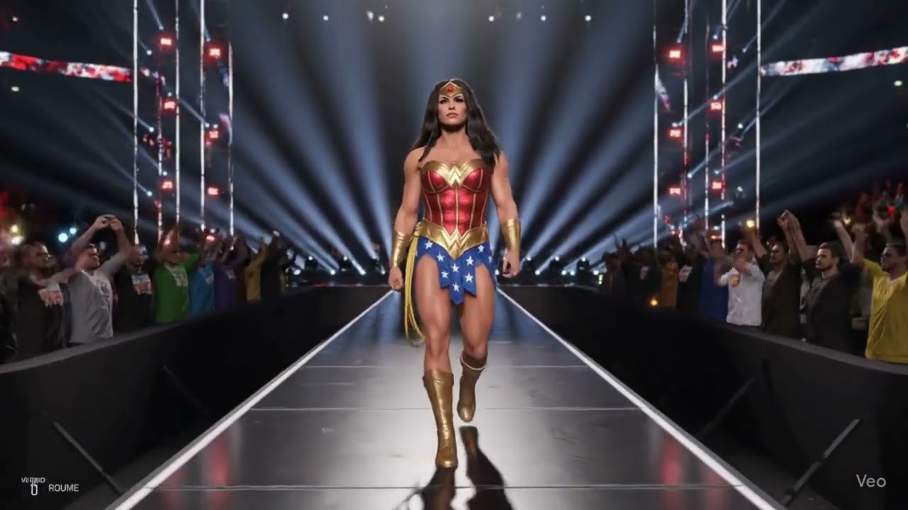 Wonder Woman Ramp Walk | Super Hero Ramp Walk