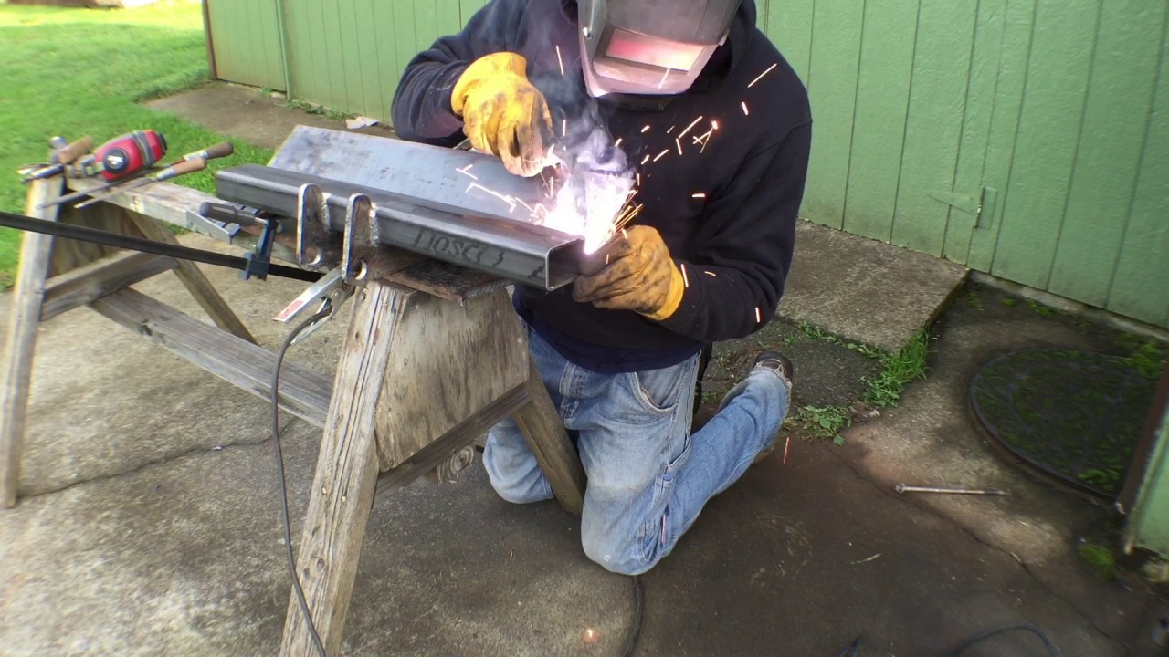 Building a backhoe bucket part 1