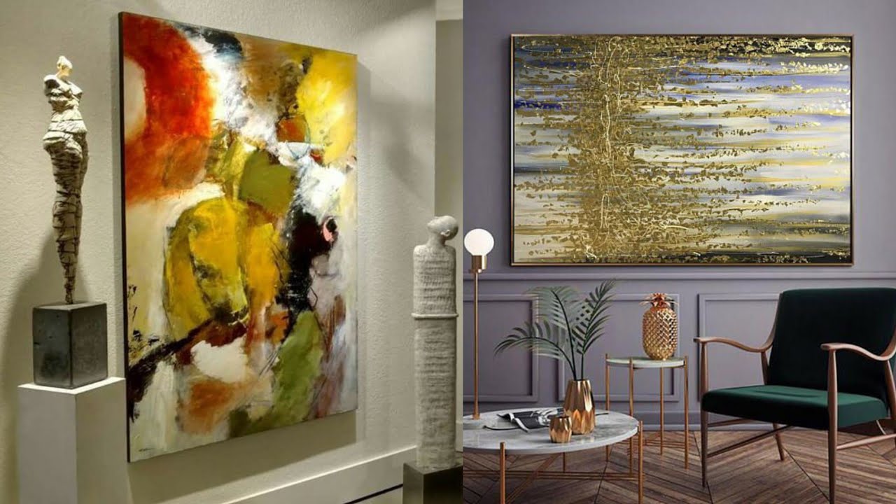 Abstaract large canvas painting ideas