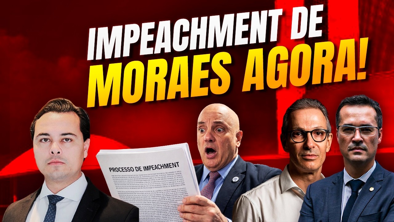 🚨 AGORA: protocolando impeachment de Moraes por CORRUPÇÃO!