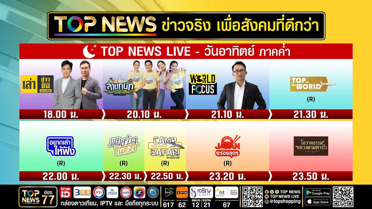 Live ภาคค่ำ | 22 กุมภาพันธ์ 2569