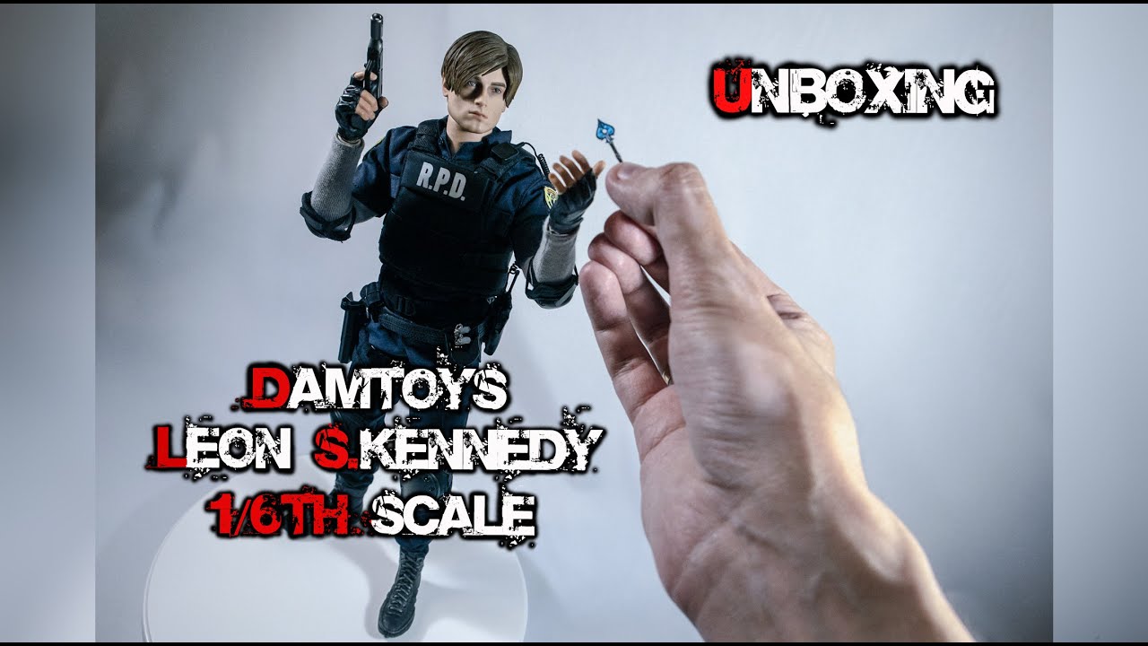 Resident Evil 2 Remake. Распаковка и обзор фигурки Леона Кеннеди. Масштаб 1/6.