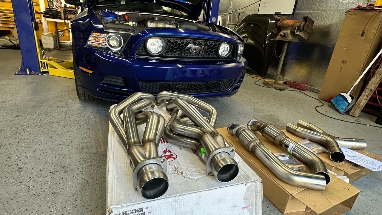 2011-2014 MUSTANG GT COYOTE 5.0L V8 DIY KOOKS HEADERS INSTALL