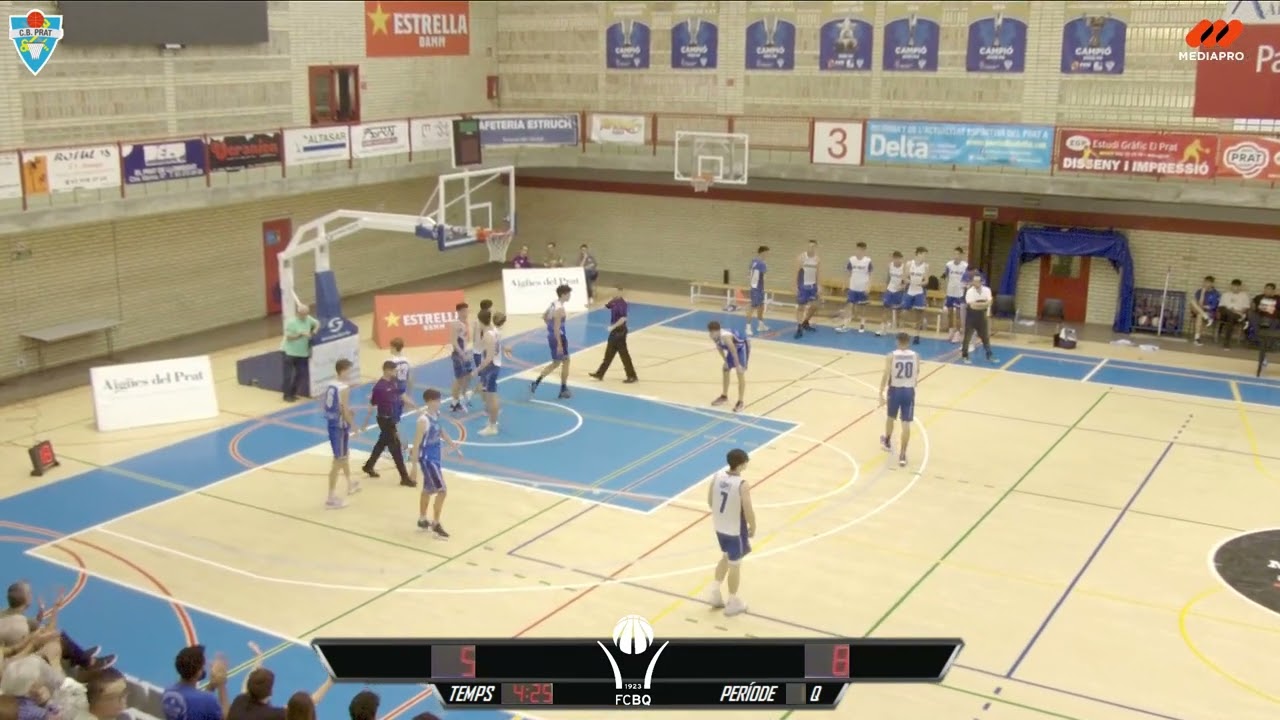 C.B. PRAT - AIG&Uuml;ES DEL PRAT A 74-69 GALO MATEO B&Agrave;SQUET RIBES