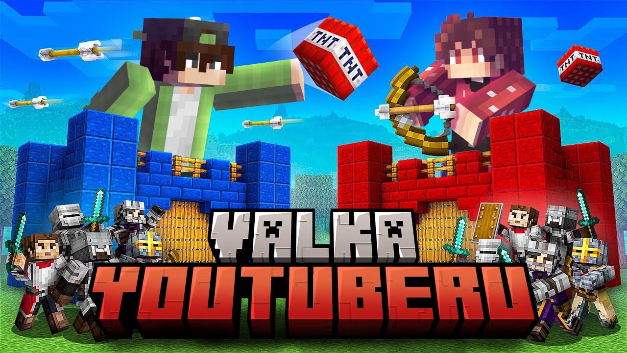 Omylem Jsem Začal VÁLKU YouTuberů v Minecraft Hardcore...