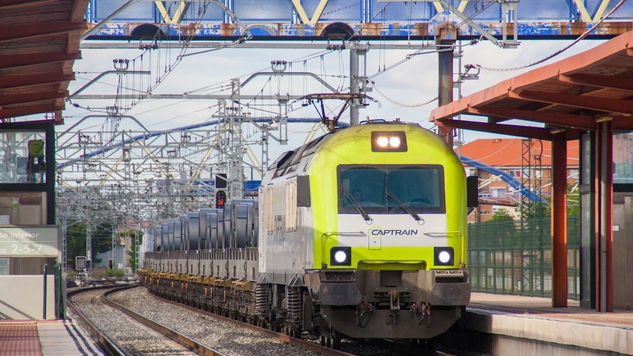 Una tarde de trenes en Venta de Baños (22/6/2021)